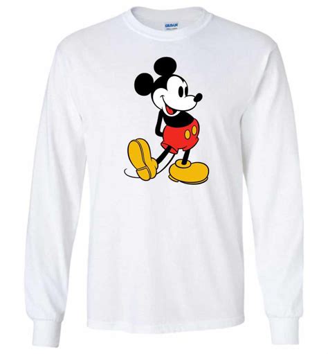 long sleeve mickey mouse tshirt